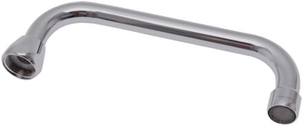 Sanivesk Kraanuitloop Draaibaar U 3/4"f 20cm Chroom