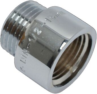 Sanivesk Kraanverlengstuk 1/2"fx1/2"m L20mm Chroom