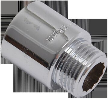 Sanivesk Kraanverlengstuk 1/2"fx1/2"m L25mm Chroom