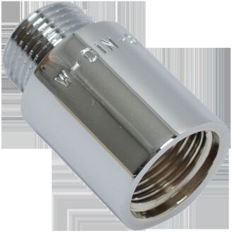Sanivesk Kraanverlengstuk 3/8"fx3/8"m L25mm Chroom