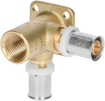 Sanivesk Meerlagen Pers Muurplaat Dubbel 16mmx1/2"fx16mm