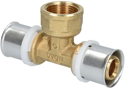 Sanivesk Meerlagen Pers T-stuk 26mmx3/4"fx26mm