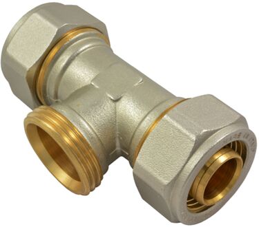 Sanivesk Meerlagen T-stuk Overgang 16mmx1/2"mx16mm