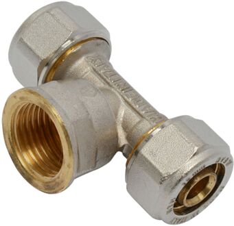 Sanivesk Meerlagen T-stuk Overgang 20mmx3/4"fx20mm