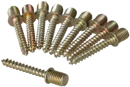 Sanivesk Metaalschroef Staal Zeskantkop - M7x40mm - 10 Stuks