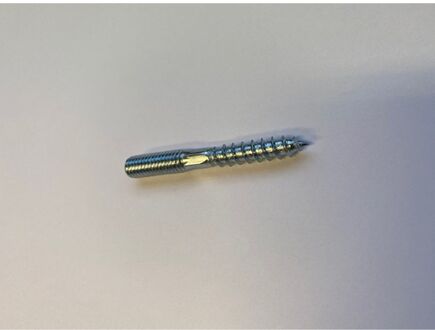 Sanivesk Metaalschroef Verzinkt Zeskantkop - M8x60mm - 5 Stuks