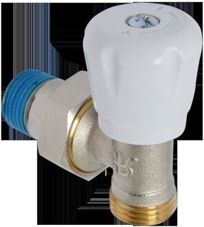 Sanivesk Radiatorkraan Meerlagen Haaks 1/2"mx16mm