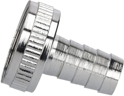 Sanivesk Slangkoppeling + Wartelmoer 1/2"x3/4"f Chroom 4pp