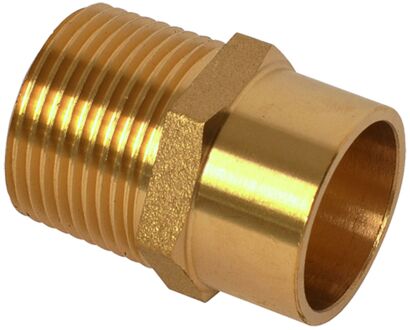 Sanivesk Soldeer Recht Overgang 15mm X 1/2"m