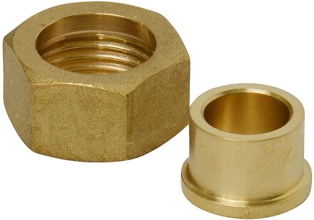 Sanivesk Soldeer Recht Overgang 2-delig 12mm X 1/2"f