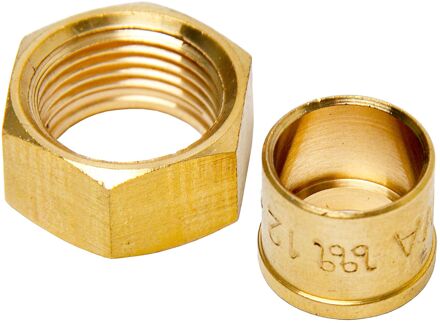 Sanivesk Soldeer Recht Overgang 2-delig 12mm X 3/8"f