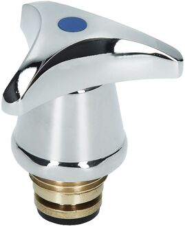 Sanivesk Sv Kraanbovendeel Stergreep Koud Water 1/2m Chroom Blauw