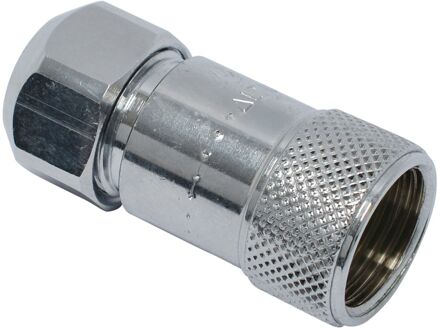 Sanivesk Terugslagklep B Voor Douche Chroom 3/8x10