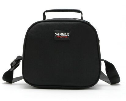 SANNE 6L kinderen cartoon isolatie draagbare picknick lunch tas thermische isolatie levering pakket geïsoleerde lunch tas zwart