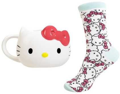 Sanrio 3D Mug & Socks Set Hello Kitty