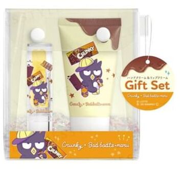 Sanrio Bad Batmaru x Lotte Crunky Lip & Hand Cream Gift Set 2 pcs