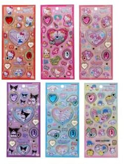 Sanrio Characters Kira Kira Jewel Sticker NLC / Ponku Sticker Sanrio Characters
