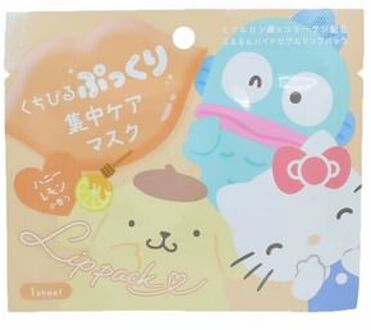 Sanrio Characters Lip Pack Hello Kitty Pompompurin Hangyodon - Honey Lemon - 1 pc
