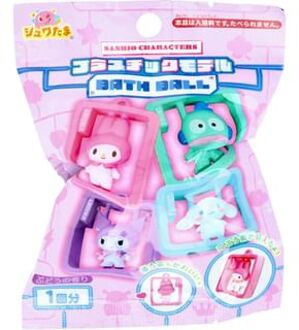 Sanrio Characters Plastic Model Design Bath Ball 1 pc