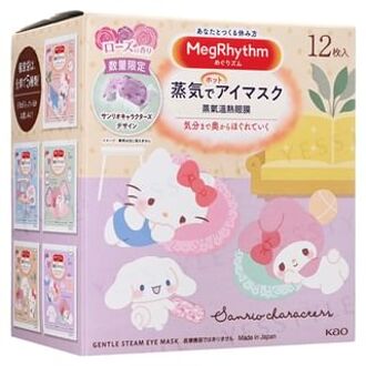 Sanrio Characters Rose MegRhythm Steam Eye Mask - Oogmasker