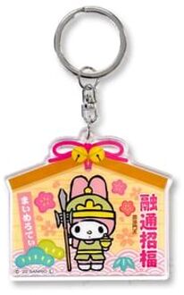 Sanrio Characters Seven Lucky Gods Acrylic Keychain Bishamonten My Melody 1 pc