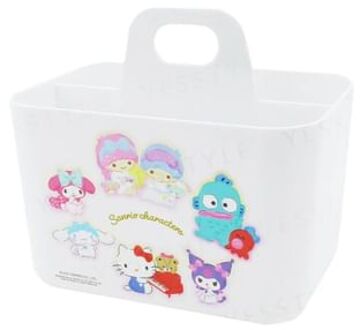 Sanrio Characters Stackable Storage Tray 1 pc WHITE
