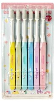 Sanrio Characters V2 Toothbrush Set 6 pcs