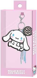 Sanrio Charm Keyring Cinnamoroll Face
