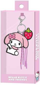 Sanrio Charm Keyring My Melody Face