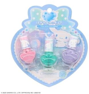 Sanrio Cinnamoroll Peel Off Nail Polish Set 3 pcs