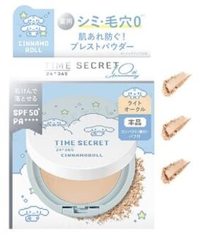 Sanrio Cinnamoroll Time Secret Mineral Pressed Powder SPF 50+ PA++++ Natural Ocher