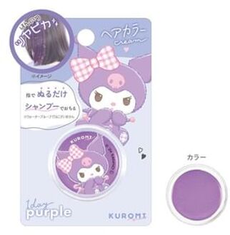 Sanrio Hair Color Cream Kuromi Purple - 5g