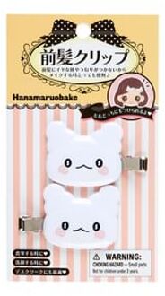 Sanrio Hanamaruobake Marumaru Bangs Hair Clip Set of 2 - 4×3.4cm