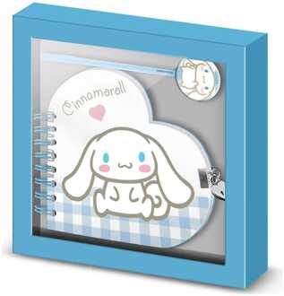 Sanrio Heart Diary & Pen Gift Set Cinnamoroll Vichy Multicolour