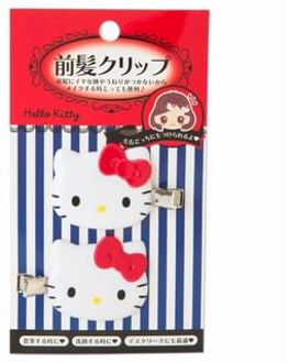 Sanrio Hello Kitty Bangs Hair Clip - Red (Set of 2) 5 x 3.3cm