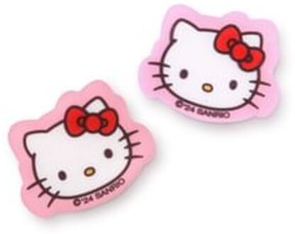 Sanrio Hello Kitty Hair Velcro Pads (2pcs) Pink - One Size
