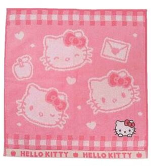 SANRIO Hello Kitty Hand Towel (34×35cm) One Size