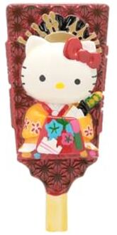 Sanrio Hello Kitty Kabuki Polyresin Magnet Hagoita Agemaki 1 pc