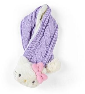 Sanrio Hello Kitty Knit Scarf 1 pc PURPLE