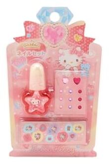 Sanrio Hello Kitty Nail Color & Stickers 1 set