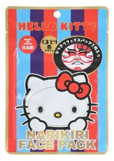 Sanrio Hello Kitty Narikiri Face Pack Kumadori Red 1 pc