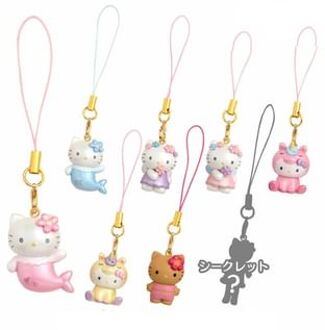 Sanrio Hello Kitty Secret Mascot Charm Keyring - Fantasy Collection (8 Types) (Blind Box) 1 pc - Random Style