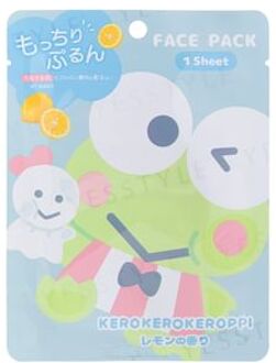 Sanrio Kerokero Keroppi Face Pack 1 pc