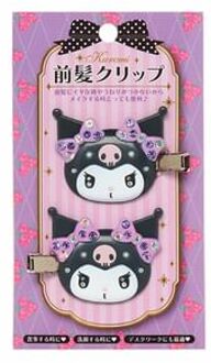 Sanrio Kuromi Bangs Hair Clip Deluxe (Set of 2) 5.5 x 4cm