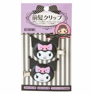 Sanrio Kuromi Bangs Hair Clip (Set of 2) 6 x 4.3cm