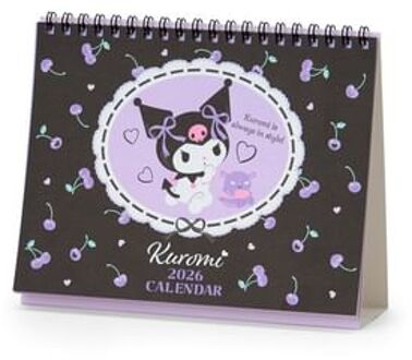 Sanrio Kuromi Desktop Calendar 2026 19.5×6×16cm