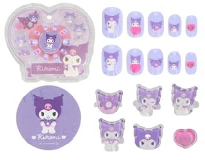 Sanrio Kuromi Nail Tips & Ring Set 1 set