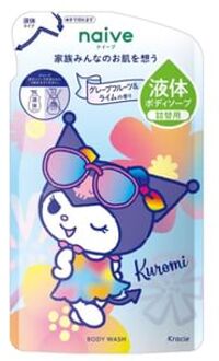 Sanrio Kuromi Naive Body Wash 360ml Refill