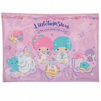 Sanrio Little Twin Stars Canvas Placemat 1 pc PINK