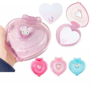 Sanrio Memo Pad with Heart-shaped Case Usahana - W112×H110×D50mm